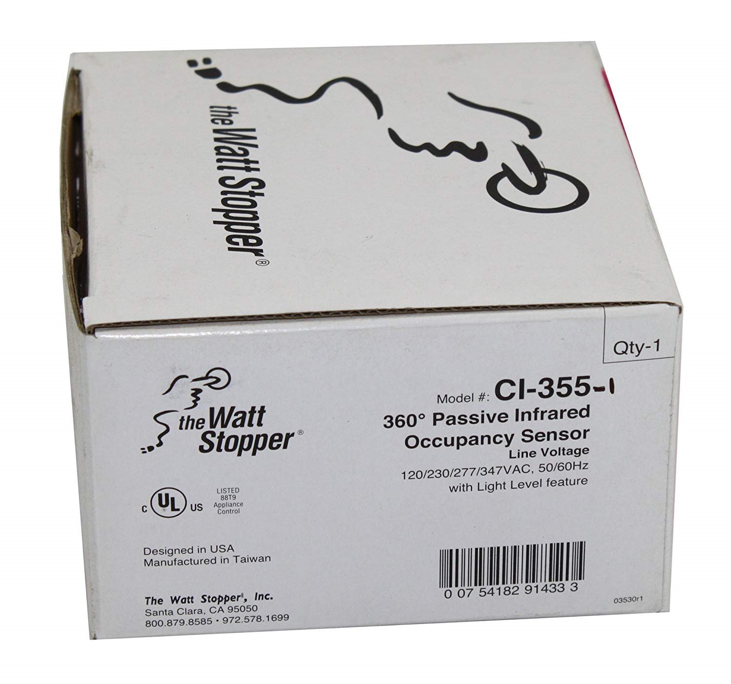 Wattstopper Passive Infrared PIR LineVoltage LowProfile Ceiling