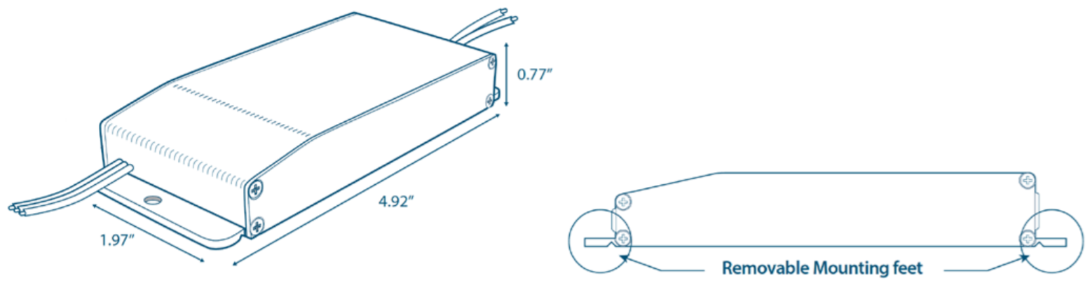 60w 12v Hardwire Dimmable Driver - Luztra