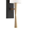 Picture of 60w 18½" Trenton Aged Brass and Black Forged 1-Light E12 Candelabra Wall Sconce