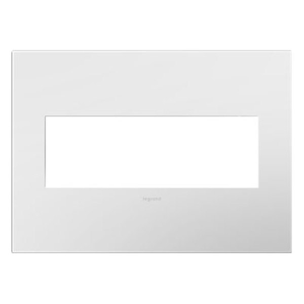 Foto para adorne Plastics Gloss White 3-Gang Wall Plate