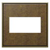 Foto para adorne Cast Metals Aged Brass 2-Gang Wall Plate