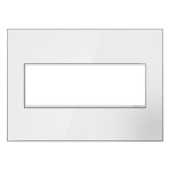 Picture of adorne Real Materials Mirror White 3-Gang Wall Plate