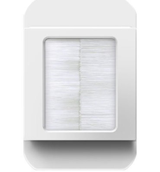 Foto para adorne Keystone White In-Wall Cable Access Port