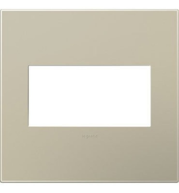 Picture of adorne Plastics Titanium 2-Gang Wall Plate