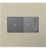 Picture of adorne Plastics Titanium 2-Gang Wall Plate