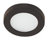 Picture of 5w 200lm 30k 3" 24v Dark Bronze Undercabinet Dimmable Edge-lit WW LED Button Light
