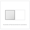 Foto para 15a adorne Pop-Out White on 2-Gang Frame Kit Triplex Outlet