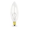 Picture of 25w 25k 220lm Clear Torpedo Tip Chandelier E12 SW Incandescent Light Bulb