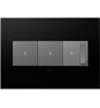 Foto para adorne Plastics Graphite 3-Gang Wall Plate