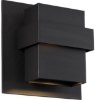 Foto para 9" 20w 546lm Pandora Black Up/Down Dimmable WW LED Outdoor Sconce