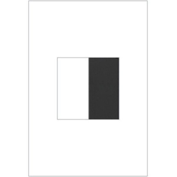 adorne Graphite Half-Module Blank Insert - Luztra