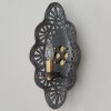 Picture of 9" Feleena Brass Aged Iron E12 Small Sconce