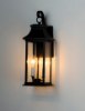 Foto para 20" Vicksburg Black 2-Light E12 Outdoor Wall Mount Lantern