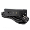 Foto para USB Combo Three Prong US Flat Plug 10' Desktop Duplex Power Outlet