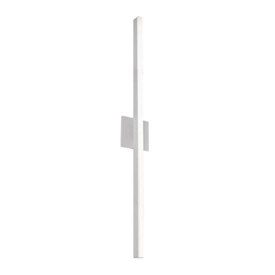 Foto para 37" Vega Brushed Nickel Frosted Acrylic LED Linear Wall Sconce