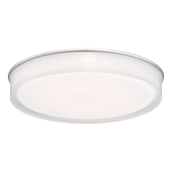 Foto para 8" Illumi Frosted Round 3k Dimmable WW LED Flush Mount