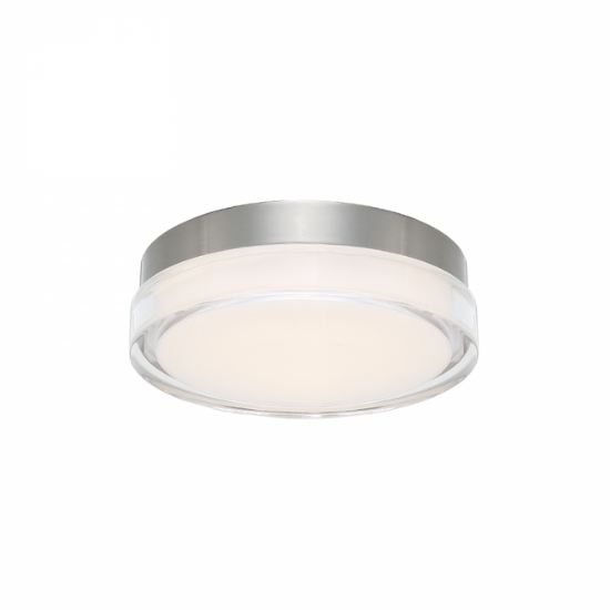 Picture of 12" 30K Dot Stainless Steel Wet Location Ceiling Mount Dimmable LED Flush Mount