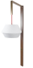 Foto para 60" Wood/Metal 2-Light Hotel Floor Lamp