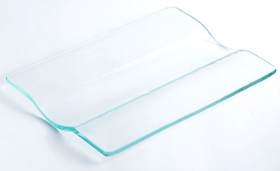 Show details for 1-Bottle Clear Glass Floating Shelf Picture of 1-Bottle Clear Glass Floating Shelf