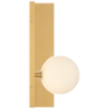 Foto para 6" Euro Gold/Opal LED Sconce