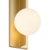 Foto para 6" Euro Gold/Opal LED Sconce