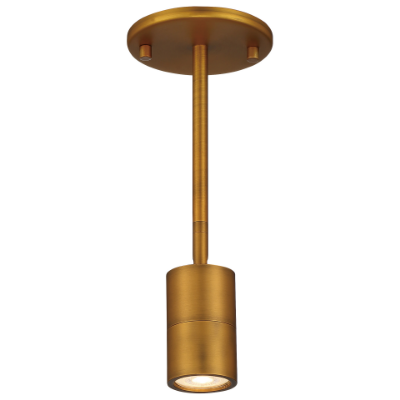 Show details for 2.50" Cafe Antique Brushed Brass Dim LED Sconce Picture of 2.50" Cafe Antique Brushed Brass Dim LED Sconce