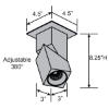 Foto para 3" Transformer Black 120-277v Dim LED Adj Spotlight