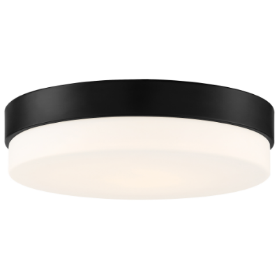Show details for 11" Roma Matte Black LED Flush Mount Picture of 11" Roma Matte Black LED Flush Mount
