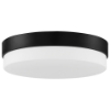 Foto para 11" Roma Matte Black LED Flush Mount