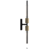 Foto para 4½" 27k Tyne Black/Antique Brushed Brass ADA LED Sconce