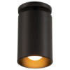 Foto para 5" Pint Matte Black Outdoor Dim LED Semi Flush