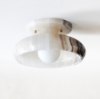 Picture of 10" Piedra Tala B+W Onyx Brushed Brass 1-Light Flush Mount Ceiling Light