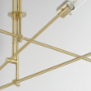 Foto para 52" Equilibrium Natural Aged Brass 6-Light LED Pendant