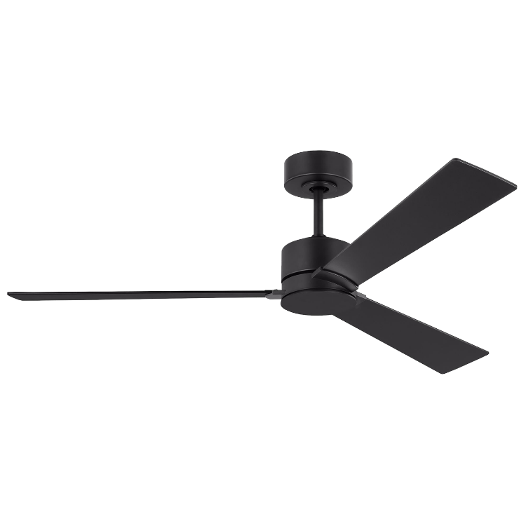 Foto para 52" Rozzen Midnight Black Reversible Indoor/Outdoor Ceiling Fan