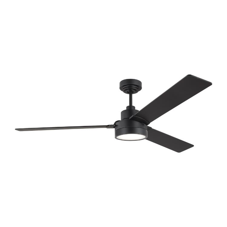 Picture of 58" Jovie Midnight Black Reversible LED Indoor/Outdoor Ceiling Fan