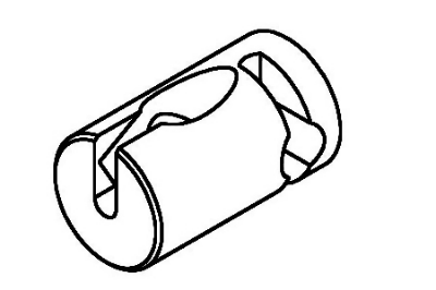 Mostrar detalles para Silver Satin Left Side Cable Clamp Imagen de Silver Satin Left Side Cable Clamp