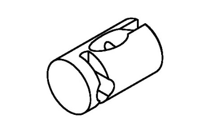 Mostrar detalles para Silver Satin Right Side Cable Clamp Imagen de Silver Satin Right Side Cable Clamp